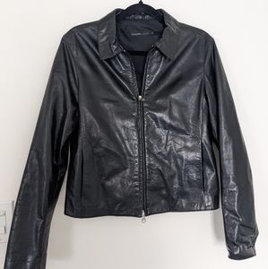 Rudsak, black leather jacket
